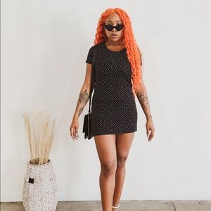 J.D. Stone Polka-Dot Mini Dress